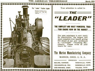 The Leader Traction Engine Image
